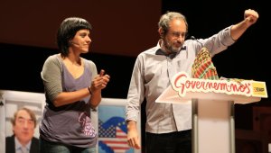 Barcelona. Acte central de la CUP a l'Auditori de Barcelona.